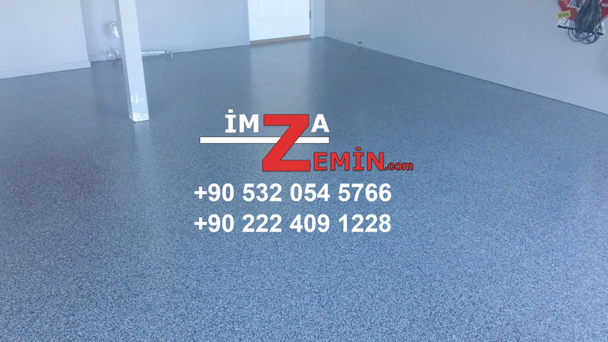 Pvc Yer Döşeme, Mavi Taş Desenli Mineflo