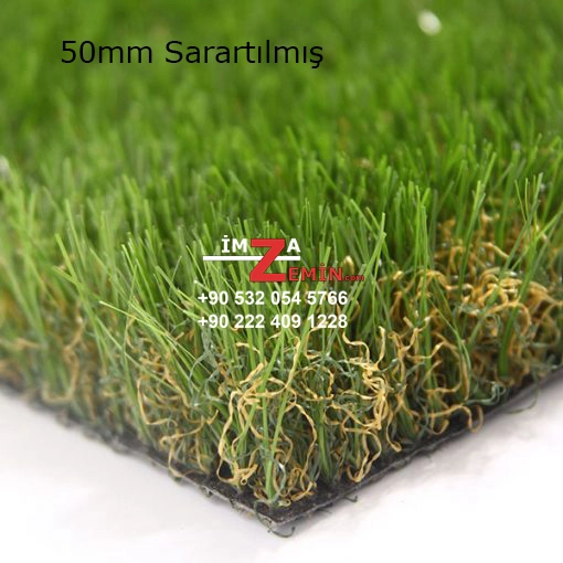 50mm Çim Halı Sarartılmış 2450gr, Nurteks