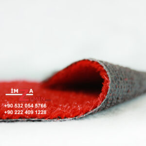 7mm Kırmızı Çim Halı Nurteks