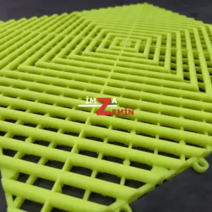 Açık Yeşil Detailing Zemin Karo, Oto Yıkama Karo Zemin