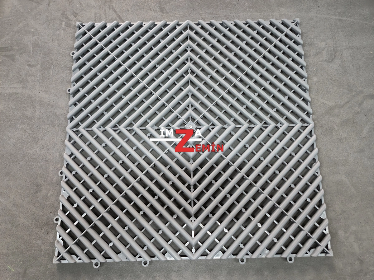 Gri Detailing Zemin Karo, Oto Yıkama Karo Zemin - Görsel 6