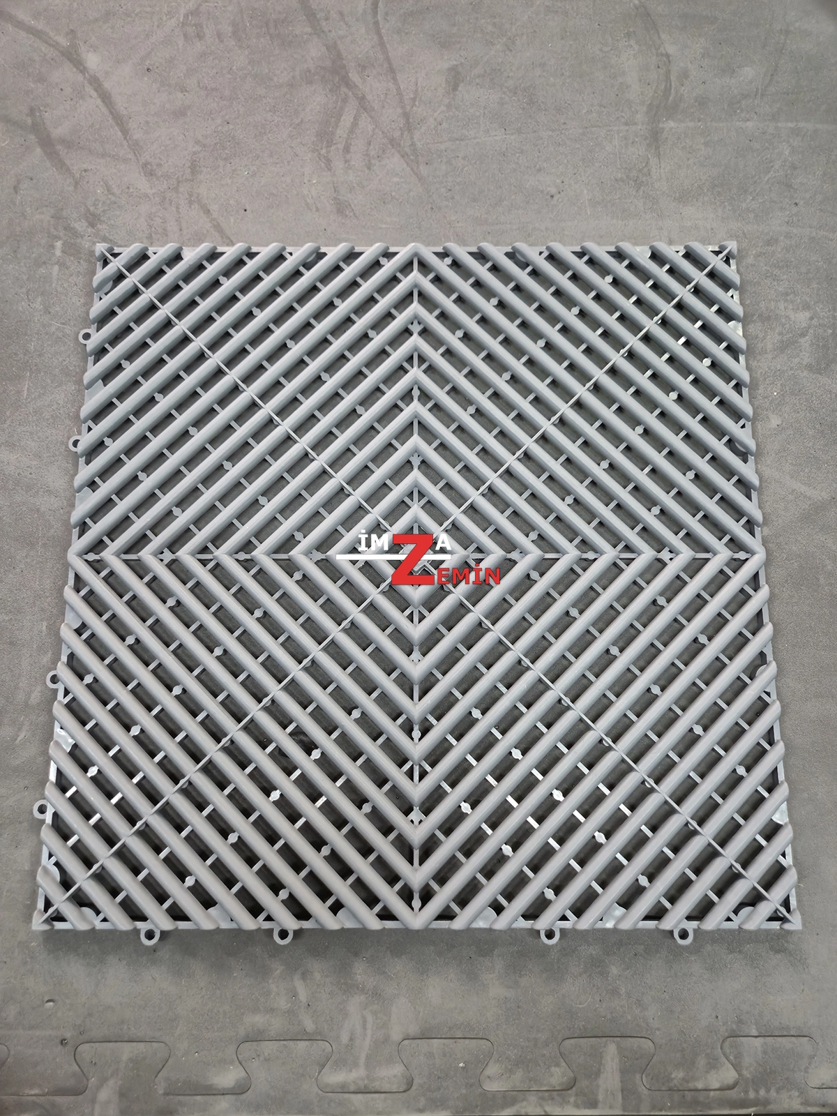 Gri Detailing Zemin Karo, Oto Yıkama Karo Zemin - Görsel 4