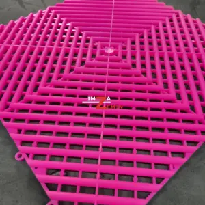 Pembe Detailing Zemin Karo, Oto Yıkama Karo Zemin