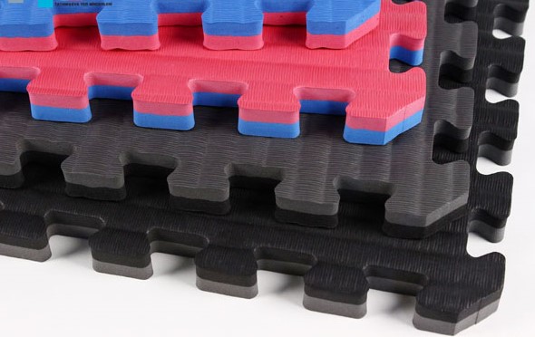 26mm Siyah Gri Tatami Minder 100x100cm