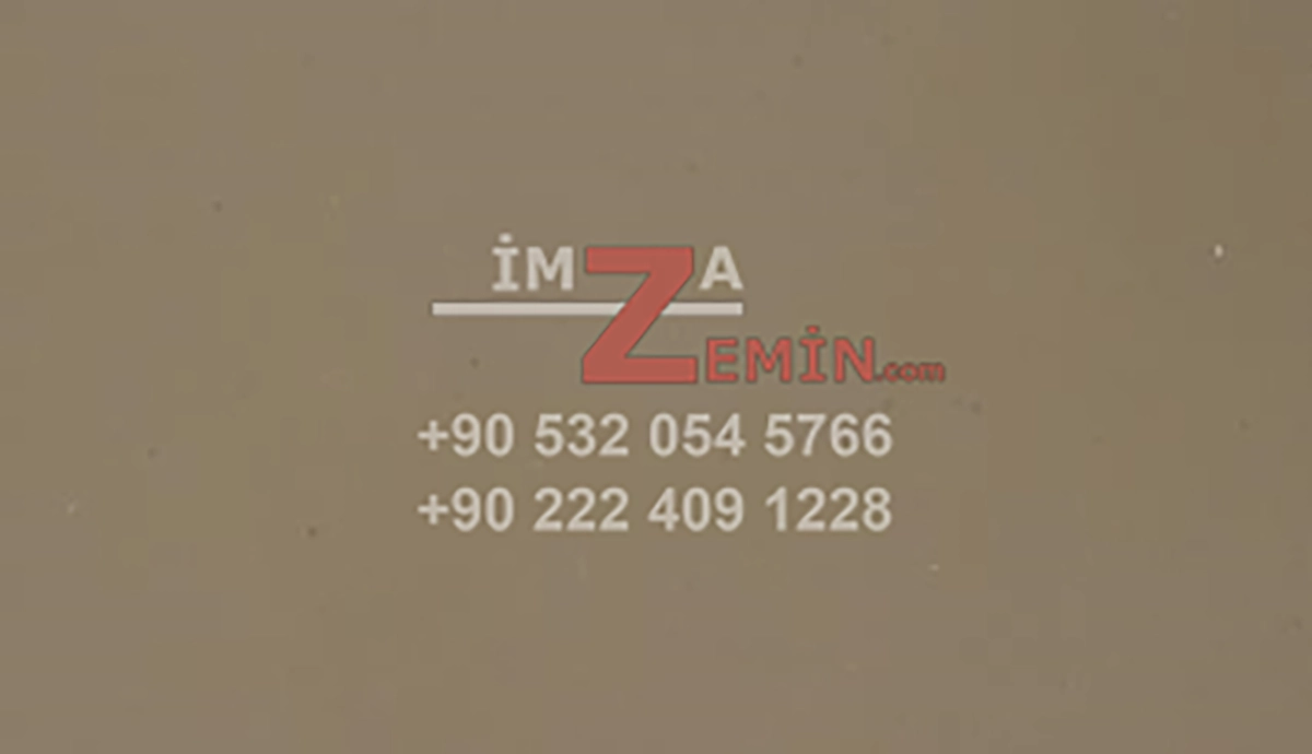 Bej Düz Mineflo, Gri PVC Yer Döşeme