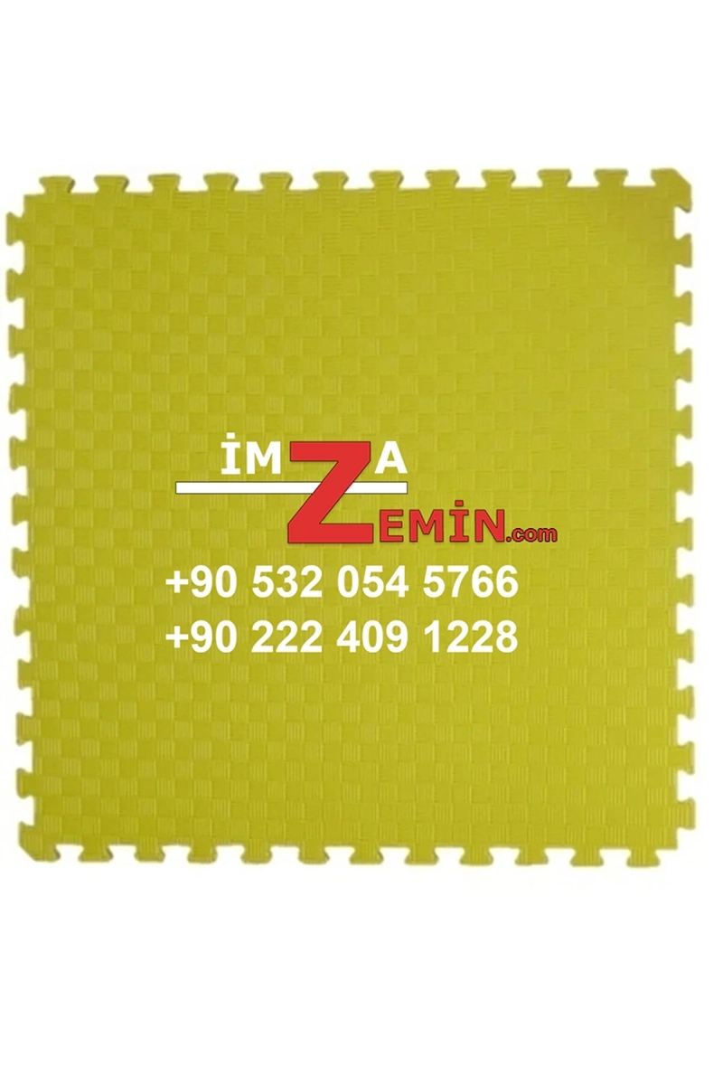 13mm Sarı Tatami Minder 100x100cm